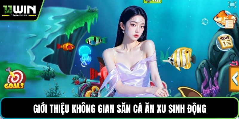 Giới thiệu không gian săn cá ăn xu sinh động