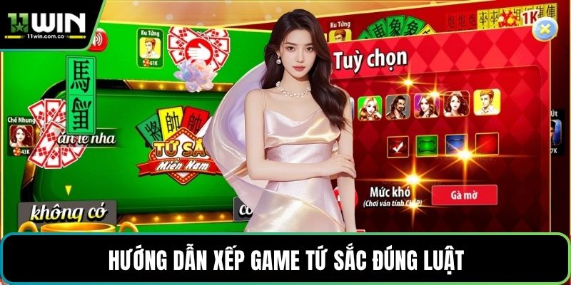Hướng dẫn xếp game tứ sắc đúng luật