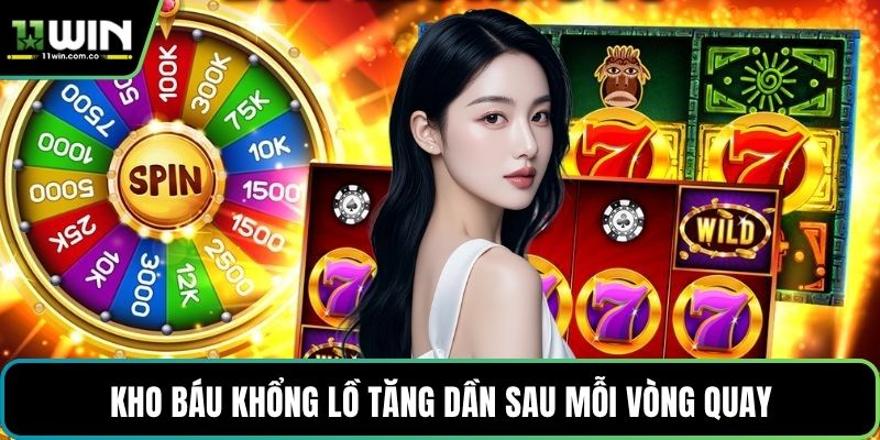 Kho báu khổng lồ tăng dần sau mỗi vòng quay